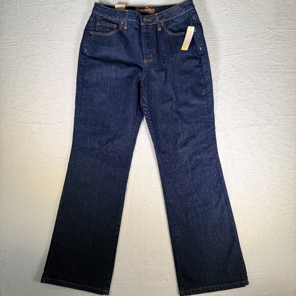 ST JOHN'S BAY WOMEN'S SECRETLY SLENDER CLASSIC FIT JEANS Bootcut 12P NWT - Picture 1 of 10